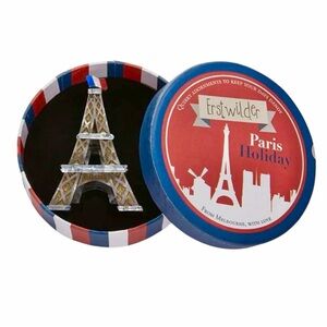 Erstwilder La Dame de Fer Eiffel Tower Paris France Brooch Pinup